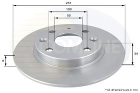 COMLINE ADC0415 - DISCO FRENO COMLINE