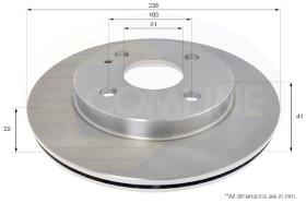 COMLINE ADC0472V - DISCO FRENO REVESTIDO COMLINE