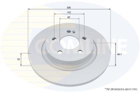 COMLINE ADC5098 - DISCO FRENO REVESTIDO COMLINE