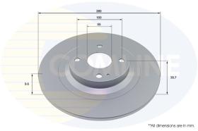 COMLINE ADC4011 - DISCO FRENO REVESTIDO COMLINE