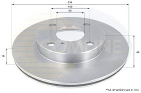 COMLINE ADC0407V - DISCO FRENO COMLINE