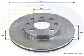 COMLINE ADC1406 - DISCO FRENO REVESTIDO COMLINE