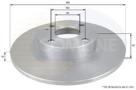 COMLINE ADC0438 - DISCO FRENO COMLINE