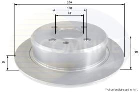 COMLINE ADC1715 - DISCO FRENO COMLINE