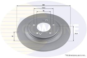 COMLINE ADC4058 - DISCO FRENO REVESTIDO COMLINE