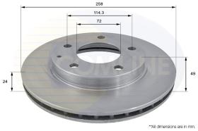 COMLINE ADC0416V - DISCO FRENO COMLINE