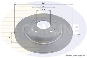 COMLINE ADC2981 - DISCO FRENO REVESTIDO COMLINE