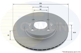 COMLINE ADC5044V - DISCO FRENO REVESTIDO COMLINE