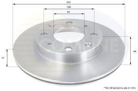 COMLINE ADC0502V - DISCO FRENO COMLINE