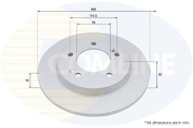 COMLINE ADC4038 - DISCO FRENO REVESTIDO COMLINE