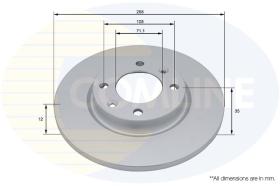 COMLINE ADC5085 - DISCO FRENO REVESTIDO COMLINE