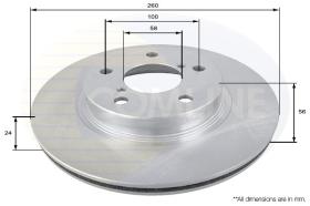 COMLINE ADC0802V - DISCO FRENO COMLINE