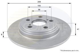 COMLINE ADC01156 - DISCO FRENO COMLINE