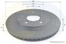 COMLINE ADC0296V - DISCO FRENO REVESTIDO COMLINE