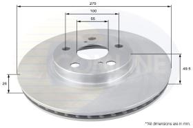 COMLINE ADC01113V - DISCO FRENO COMLINE