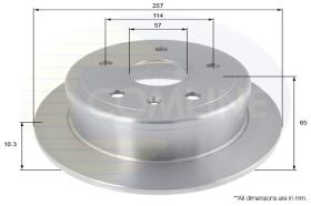 COMLINE ADC1012 - DISCO FRENO COMLINE