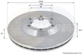 COMLINE ADC0709V - DISCO FRENO COMLINE