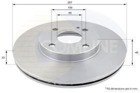 COMLINE ADC0413V - DISCO FRENO COMLINE