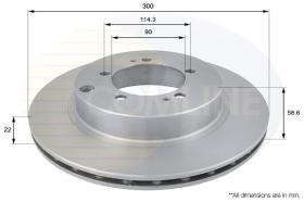 COMLINE ADC0358V - DISCO FRENO COMLINE