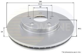 COMLINE ADC01112V - DISCO FRENO REVESTIDO COMLINE