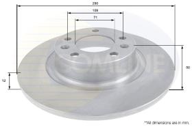 COMLINE ADC1596 - DISCO FRENO COMLINE