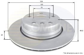 COMLINE ADC1771V - DISCO FRENO COMLINE