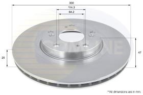 COMLINE ADC0541V - DISCO FRENO REVESTIDO COMLINE