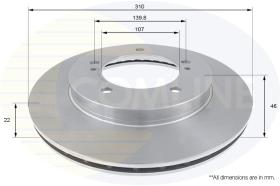 COMLINE ADC0909V - DISCO FRENO COMLINE