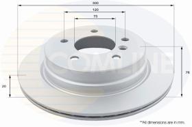 COMLINE ADC1743V - DISCO FRENO REVESTIDO COMLINE