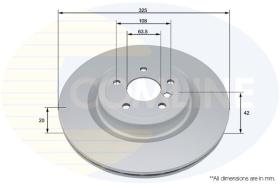 COMLINE ADC4065V - DISCO FRENO REVESTIDO COMLINE