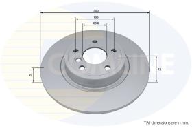 COMLINE ADC2932 - DISCO FRENO REVESTIDO COMLINE