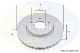 COMLINE ADC5059V - DISCO FRENO REVESTIDO COMLINE