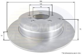COMLINE ADC1332 - DISCO FRENO REVESTIDO COMLINE