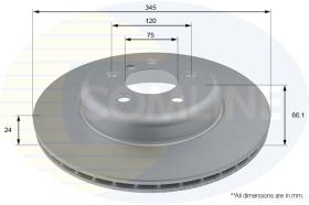 COMLINE ADC2838V - DISCO FRENO REVESTIDO COMLINE