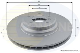 COMLINE ADC1763V - DISCO FRENO REVESTIDO COMLINE