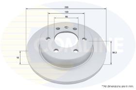 COMLINE ADC5091 - DISCO FRENO REVESTIDO COMLINE