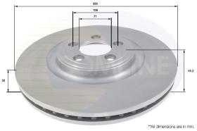 COMLINE ADC1252V - DISCO FRENO REVESTIDO COMLINE