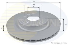 COMLINE ADC1282V - DISCO FRENO REVESTIDO COMLINE