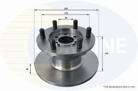 COMLINE ADC9145 - DISCO FRENO COMLINE-CV