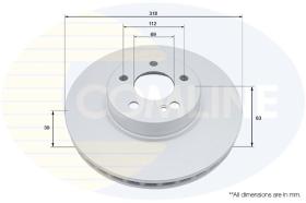 COMLINE ADC5040V - DISCO FRENO REVESTIDO COMLINE