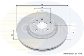 COMLINE ADC2970V - DISCO FRENO REVESTIDO COMLINE