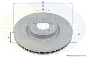 COMLINE ADC5048V - DISCO FRENO REVESTIDO COMLINE