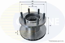 COMLINE ADC9146V - DISCO FRENO COMLINE-CV