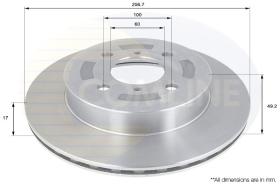 COMLINE ADC0919V - DISCO FRENO COMLINE