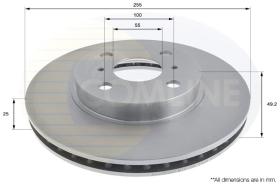 COMLINE ADC2503V - DISCO FRENO COMLINE - S/S TO ADC01107V