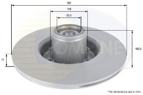 COMLINE ADC3020 - DISCO FRENO REVESTIDO COMLINE