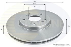 COMLINE ADC0569V - DISCO FRENO COMLINE