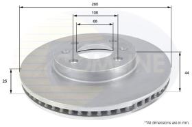 COMLINE ADC1901V - DISCO FRENO COMLINE