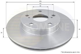 COMLINE ADC0170V - DISCO FRENO COMLINE