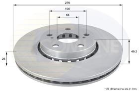 COMLINE ADC0199V - DISCO FRENO COMLINE